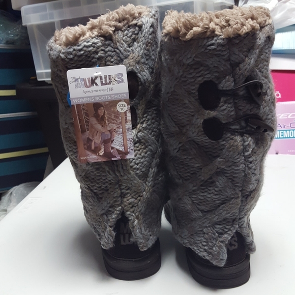 NWT women's Muk Luk waterproof boots size 10 - Picture 2 of 8